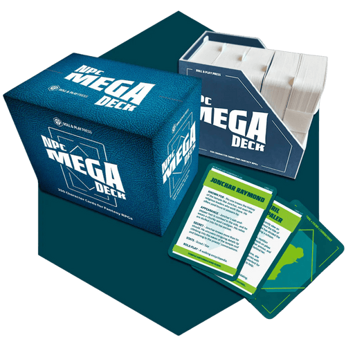 NPC Mega-Deck: Fantasy RPG Character Cards (PREORDER)