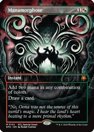 Manamorphose (Borderless) (SPG-142) - Special Guests Foil