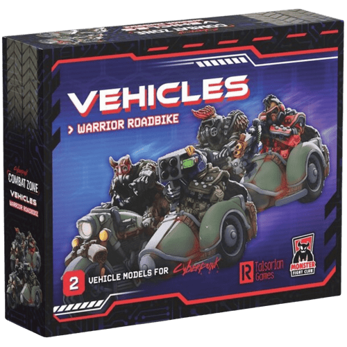 Cyberpunk RED: Combat Zone - Warrior Roadbike (PREORDER)