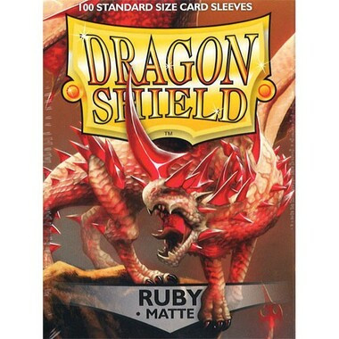 Dragon Shield: Matte Ruby Card Sleeves (100ct)