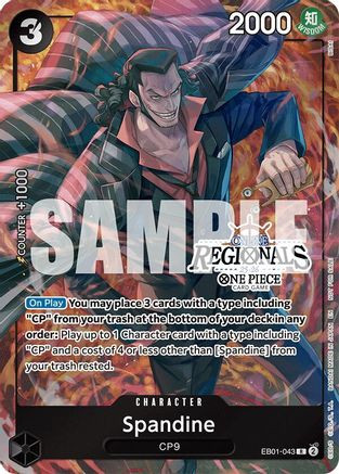 Spandine (Online Regional Participation Pack 2025 Vol.1) (EB01-043) One Piece Promotion Cards Foil
