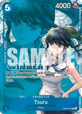 Tsuru (Winner Pack 2025 Vol. 4) (OP06-051) One Piece Promotion Cards Foil