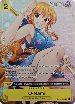 O-Nami (Welcome Pack Vol. 2) (OP06-101) One Piece Promotion Cards