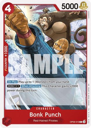 Bonk Punch (Reprint) (OP09-010) Starter Deck 23: RED Shanks