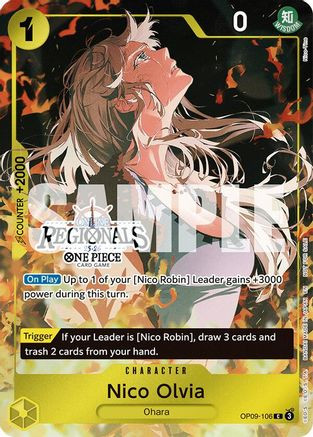 Nico Olvia (Online Regional Participation Pack 2025 Vol.1) (OP09-106) One Piece Promotion Cards Foil