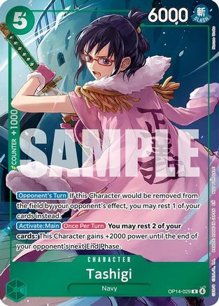 Tashigi (Dash Pack) (OP14-029) The Azure Sea's Seven Foil