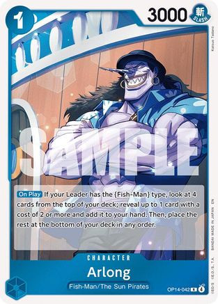 one piece tcg arlong deck OP03-022] L/P〈Parallel〉 Squaroes provide excellent card protection and are collectible items themselves Arlong (P-048) • Premium Card