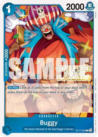 Buggy (Judge Pack Vol. 5) (ST17-003) One Piece Promotion Cards Foil