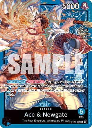 Ace & Newgate (ST22-001) Starter Deck 22: Ace & Newgate