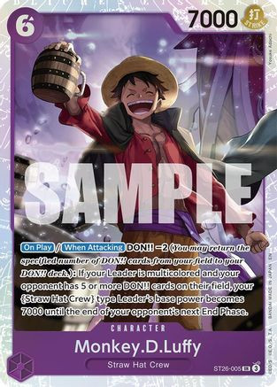 Monkey.D.Luffy (ST26-005) (ST26-005) Starter Deck 26: PURPLE/BLACK Monkey.D.Luffy Foil
