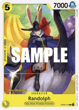Randolph (OP04-114) Kingdoms of Intrigue Pre-Release Cards