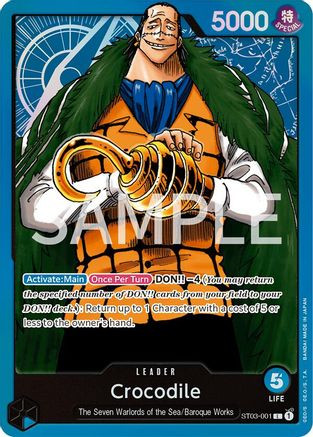 Crocodile (001) (ST03-001) Revision Pack Cards