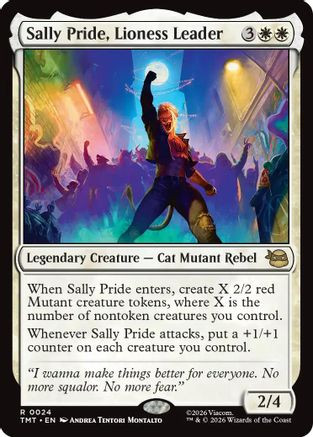 Sally Pride, Lioness Leader (TMT-024) - Teenage Mutant Ninja Turtles