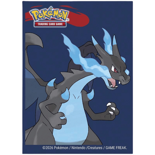 Ultra Pro Sleeves: Pokemon - Mega Charizard X (65ct) (PREORDER)