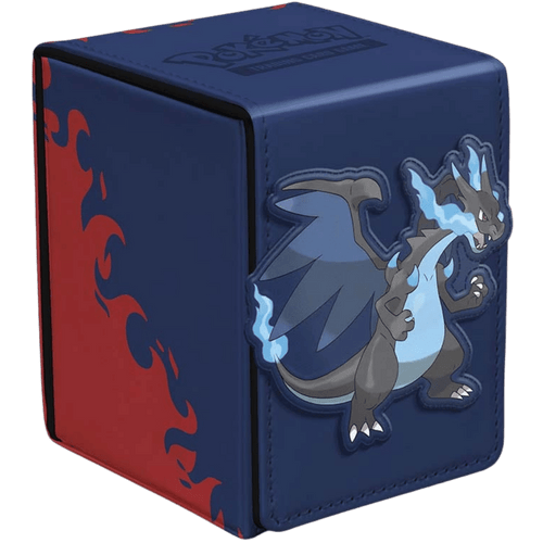 Ultra Pro Deck Box: Pokemon - Mega Charizard X (Alcove Flip) (PREORDER)