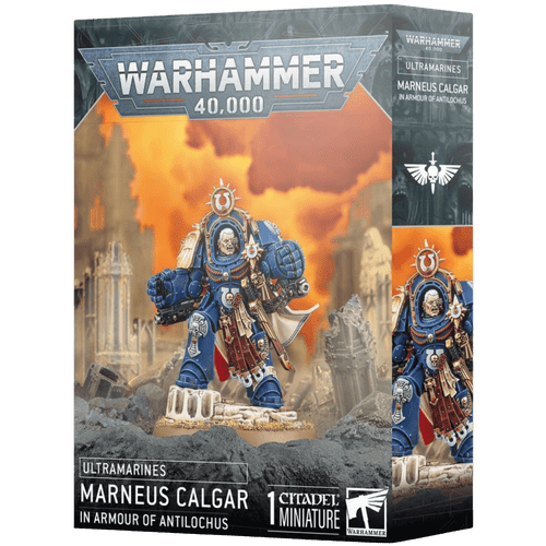 Warhammer 40K: Ultramarines - Marneus Calgar in Armour of Antilochus