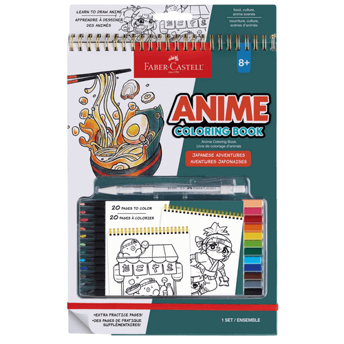 Anime Coloring Book: Japanese Adventures