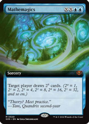 Mathemagics (Extended Art) (SOS-320) - Secrets of Strixhaven Foil