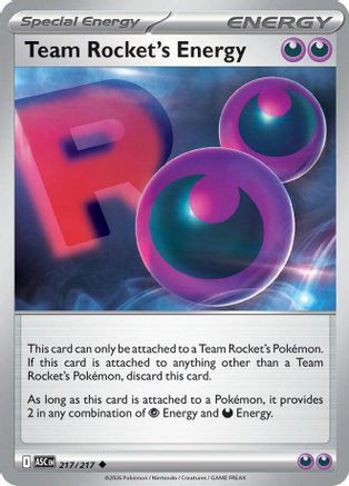 Team Rocket's Energy 217 - ME Ascended Heroes