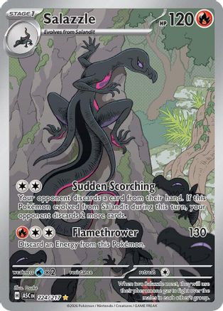 Salazzle - 224/217 224 - ME Ascended Heroes Holofoil