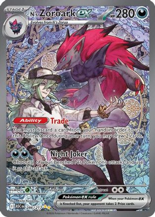N's Zoroark ex - 286/217 286 - ME Ascended Heroes Holofoil - Game
