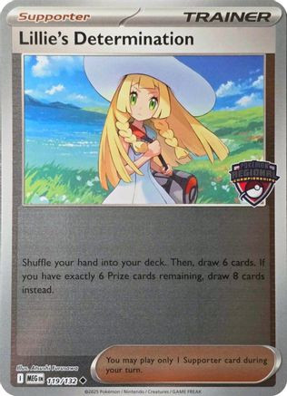 Lillie's Determination (Regional Championships) 119 - League  Championship Cards Reverse Holofoil