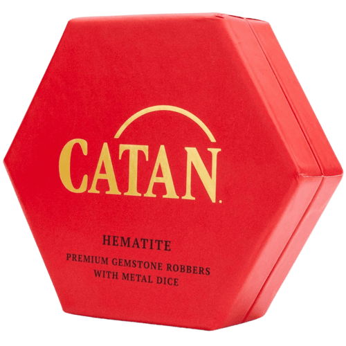 FanRoll: Catan - Premium Robber & Metal Dice Set - Hematite