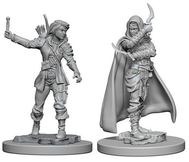 Pathfinder Battles Deep Cuts Unpainted Miniatures: Human Female Rogue
