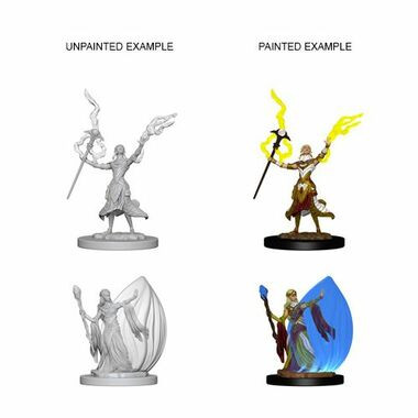 Dungeons & Dragons: Nolzur's Marvelous Unpainted Miniatures: Elf Female Wizard