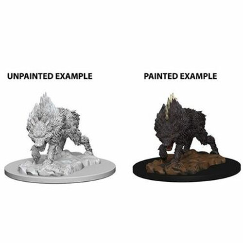 Pathfinder Battles Deep Cuts Unpainted Miniatures: Dire Wolf