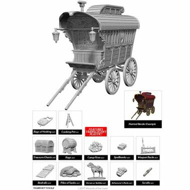 Dungeons & Dragons: Nolzur's Marvelous Unpainted Miniatures: Adventurer's Campsite