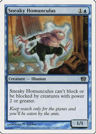 Sneaky Homunculus (8ED-101) - 8th Edition