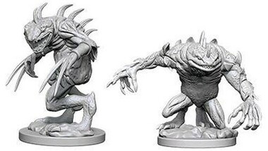 Dungeons & Dragons: Nolzur's Marvelous Unpainted Miniatures: Grey Slaad & Death Slaad