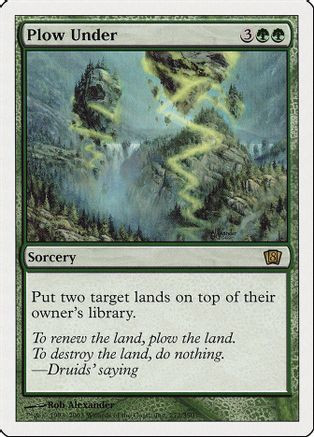 Plow Under (8ED-272) - 8th Edition Foil
