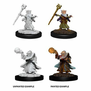Dungeons & Dragons: Nolzur's Marvelous Unpainted Miniatures: Male Gnome Wizard