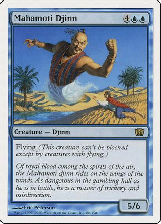 Mahamoti Djinn (8ED-088) - 8th Edition Foil