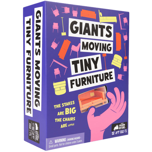 Giants Moving Tiny Furniture