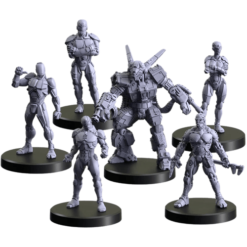 Cyberpunk RED: Combat Zone - Going Metal - Universal Full Body Conversions Set 1 (PREORDER)