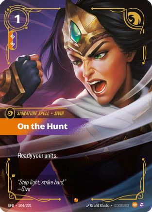 On the Hunt (204/221) - Spiritforged Foil