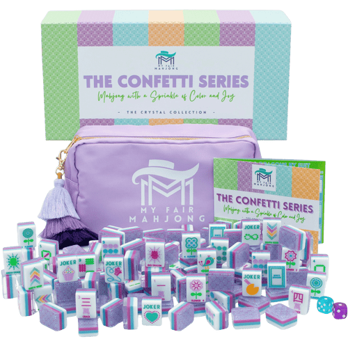 Crystal Confetti Purple: Mahjong with a Sprinkle of Color and Joy