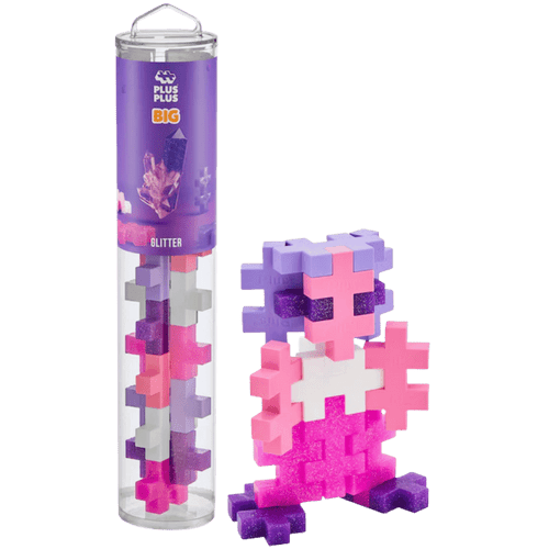 Plus-Plus: BIG Tube - Glitter (15pcs)