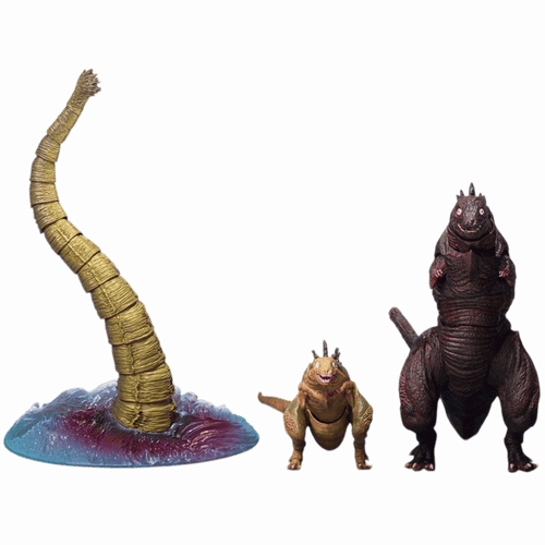 Shin Godzilla: Godzilla 2nd Form & 3rd Form & Giant Unidentified Creature Set TAMASHII NATIONS S.H.MonsterArts Action Figures (PREORDER)