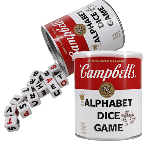 Campbell's Alphabet Dice Word Game