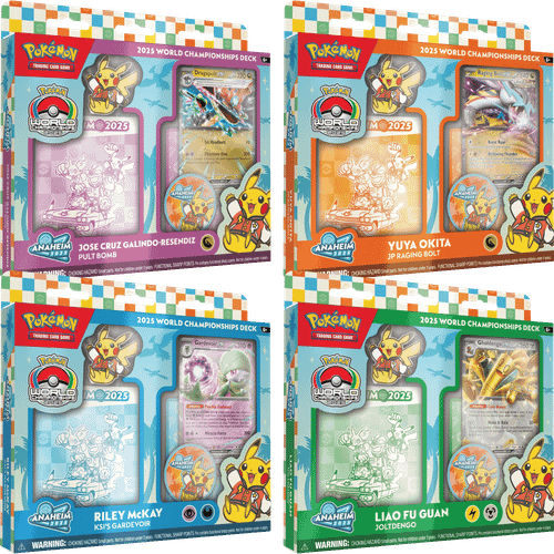 Pokemon: 2025 World Championships Deck (Set of 4)