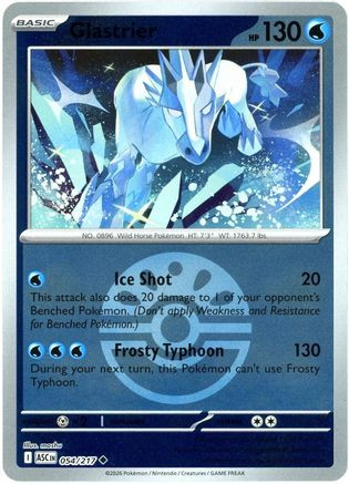Glastrier (Friend Ball) 54 - ME Ascended Heroes Reverse Holofoil