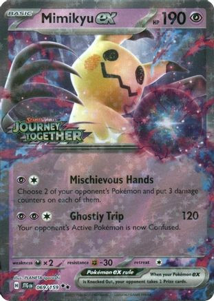 Mimikyu ex (Journey Together Stamped) 69 - Miscellaneous Cards  Products Holofoil