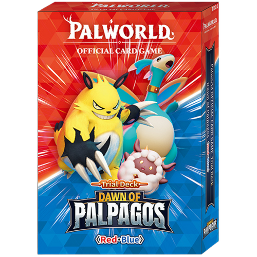 Palworld Official Card Game: Dawn of Palpagos - Red/Blue - Trial Deck