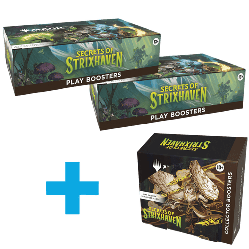 Magic: The Gathering - Secrets of Strixhaven - Bundle of (2 Play Boxes) + (1 Collector Box) (PREORDER)