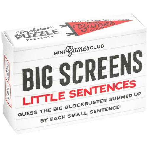 Mini Games Club: Big Screens Little Sentences
