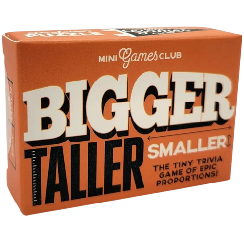 Mini Games Club: Bigger Taller Smaller